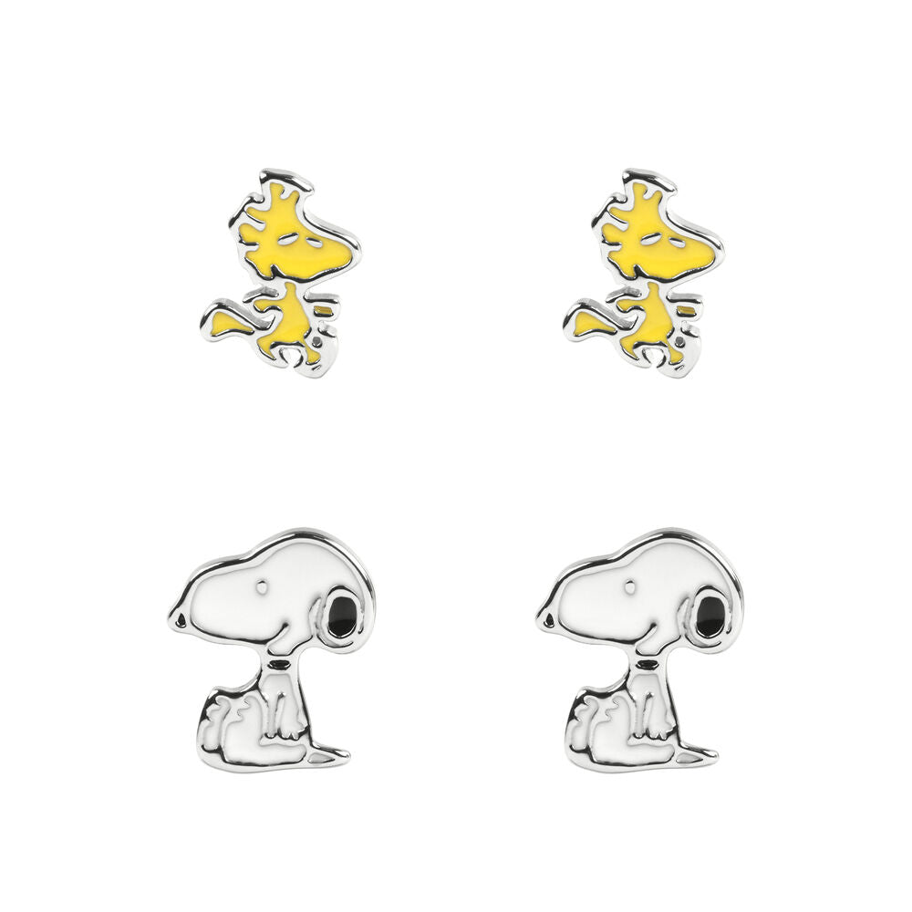 Set 2 Pares de pendientes Snoopy Frikytopia