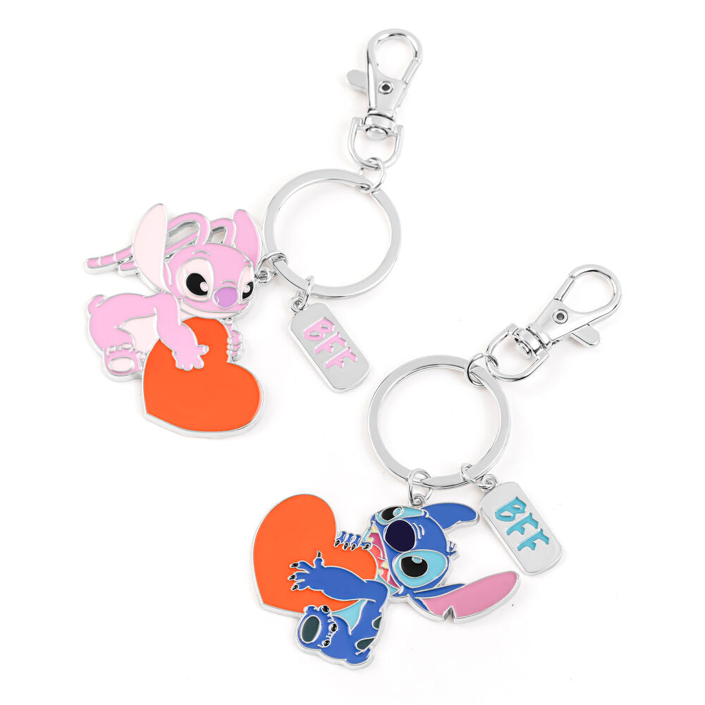 Set 2 Llaveros Angel & Stitch Disney Frikytopia