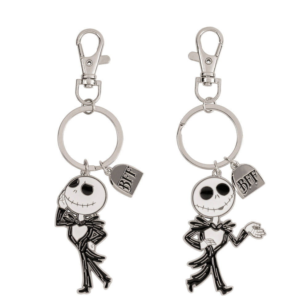 Set 2 Llaveros Jack Skellington Pesadilla Antes de Navidad Disney Frikytopia