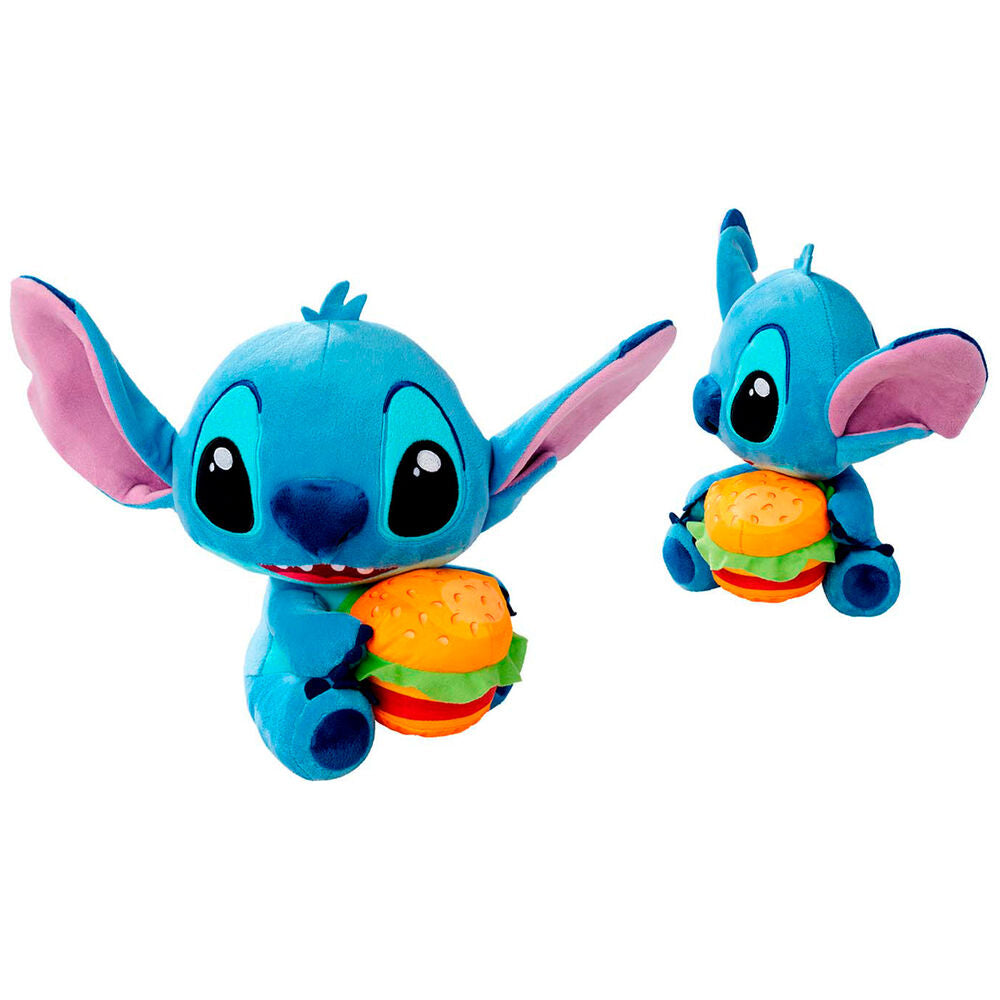 Lilo & Stitch Peluche Stitch with Burger 25 cm