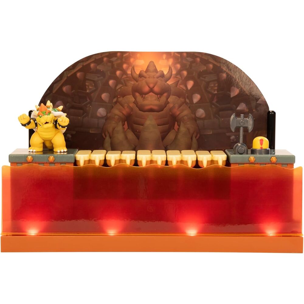 Playset Batalla contra Bowser Deluxe Super Mario Bros