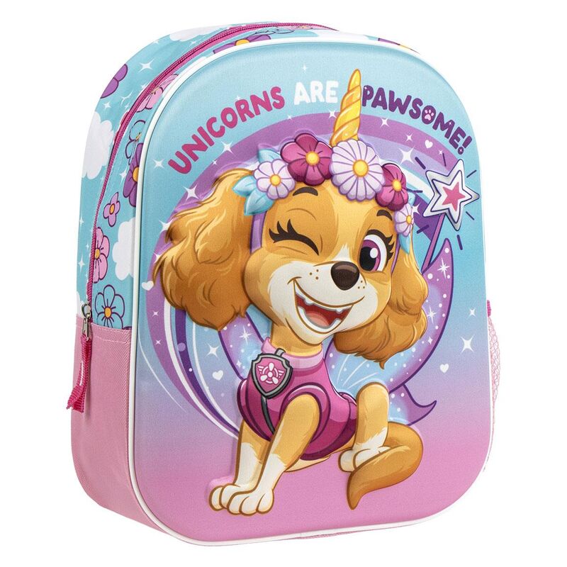 Mochila 3D Skye Patrulha Pata Paw Patrol 31cm