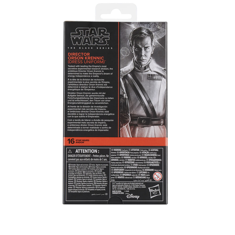 Star Wars: Andor Black Series Figura Director Orson Krennic (Dress Uniform) 15 cm