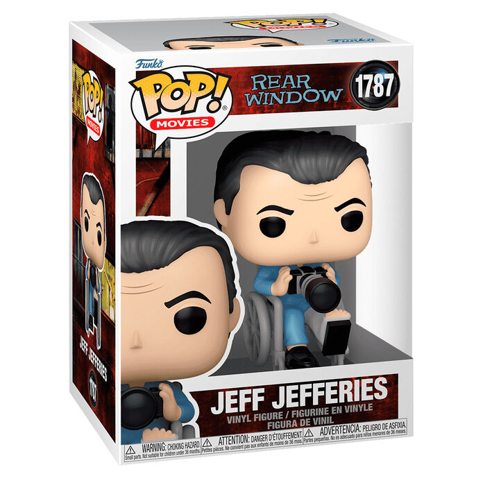 La ventana indiscreta POP! Movies Vinyl Figuren L.B. "Jeff" Jefferies 9 cm