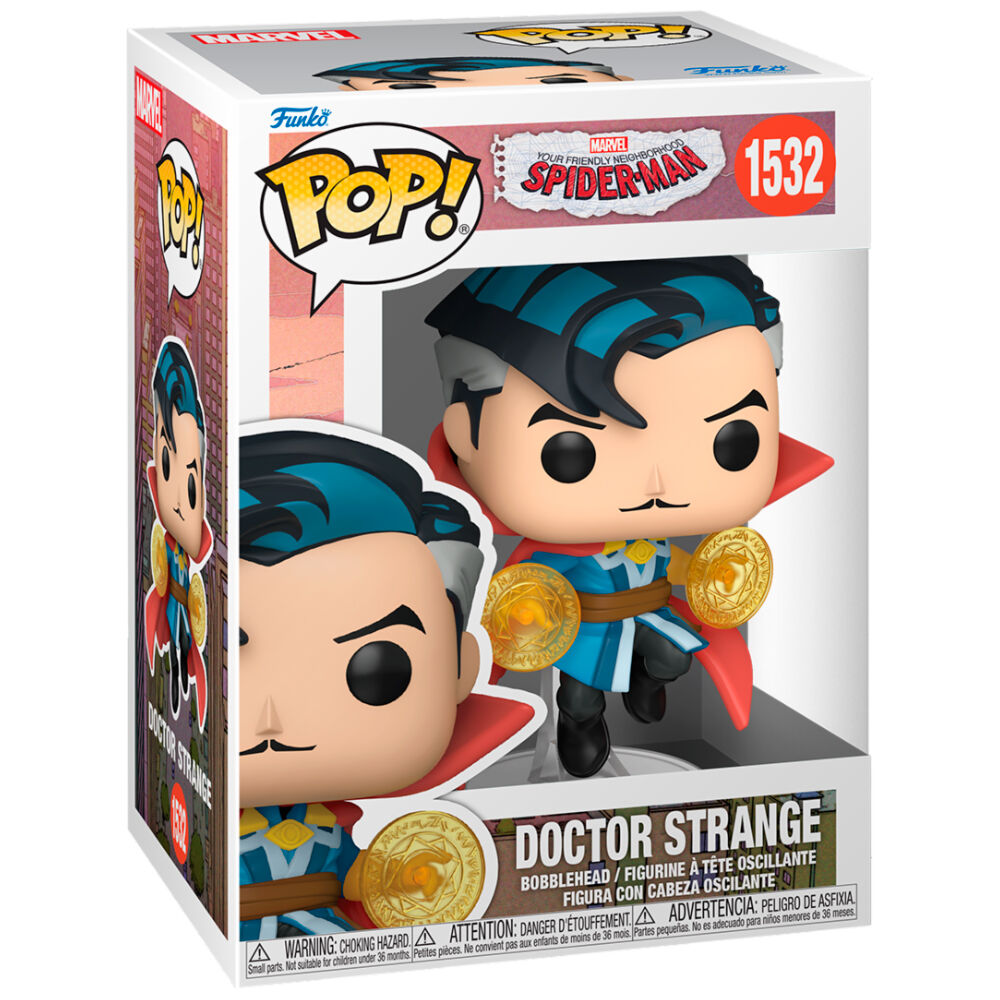 Spider-Man POP! Marvel Vinyl Figura Doctor Strange 9 cm