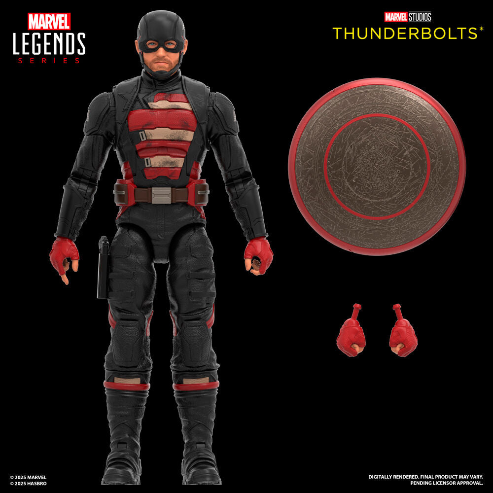 Figura Hasbro Marvel Studios Thunderbolts Marvel Legends Series John F Walker & Sentry 15 cm