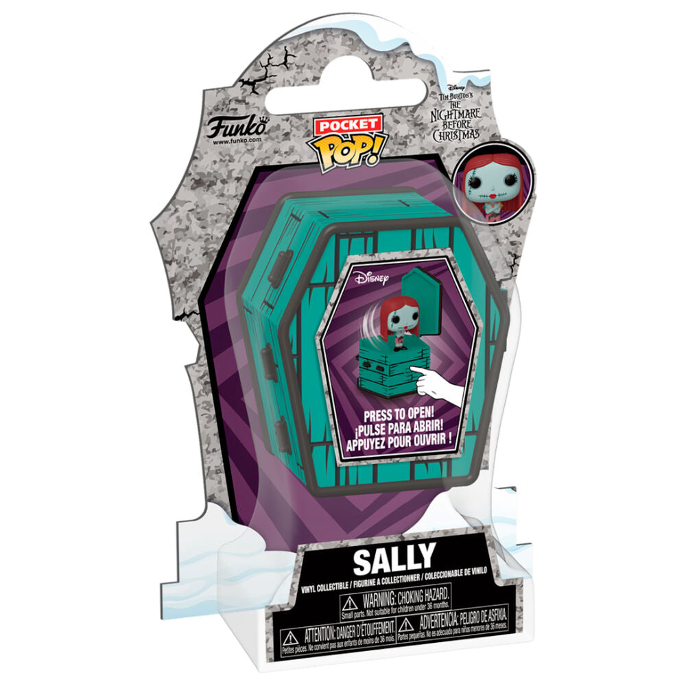 Pesadilla antes de Navidad Figura Coffin Pocket POP! Vinyl Sally Sewing 6 cm