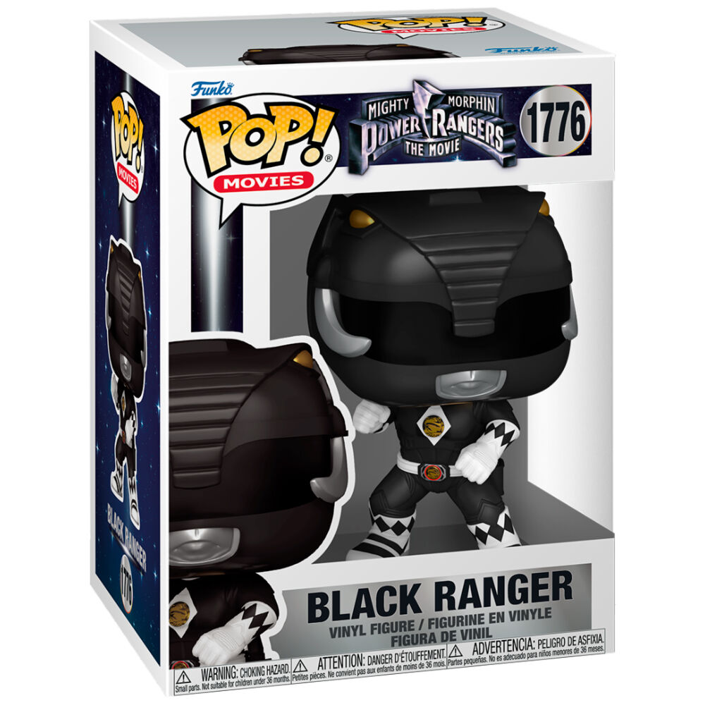 Power Rangers: la película POP! Movies Vinyl Figuren Black Ranger 9 cm