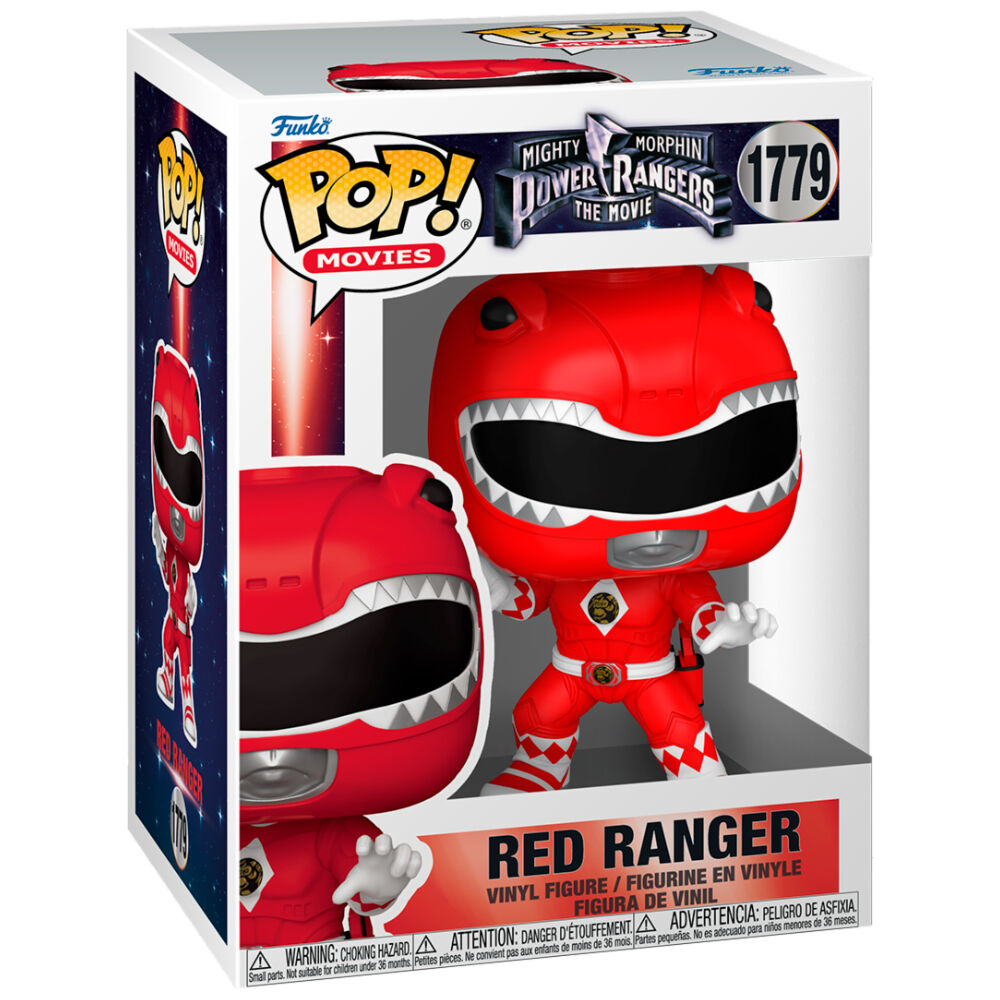 Power Rangers: la película POP! Movies Vinyl Figuren Red Ranger 9 cm