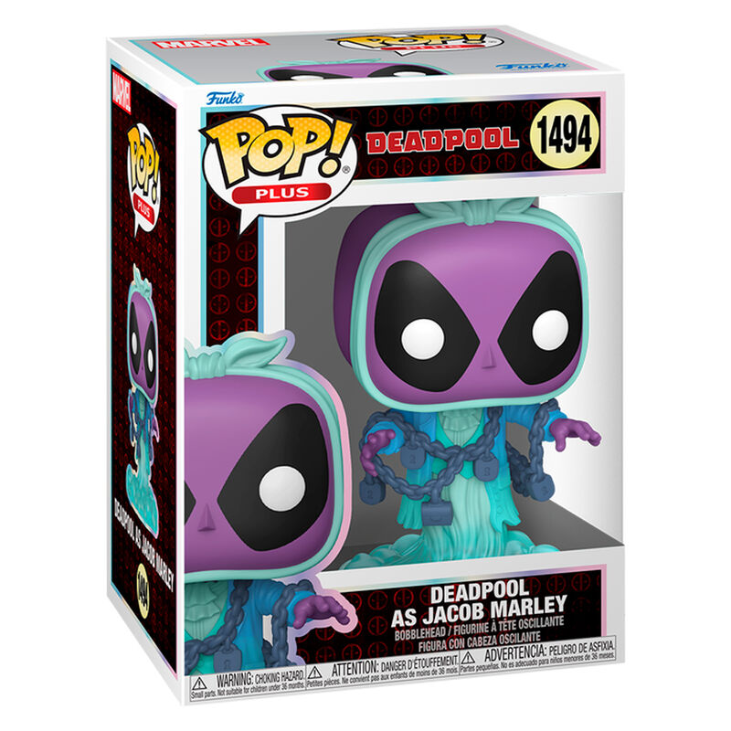 Marvel POP! Plus Vinyl Figura Deadpool as Jacob Marley 9 cm