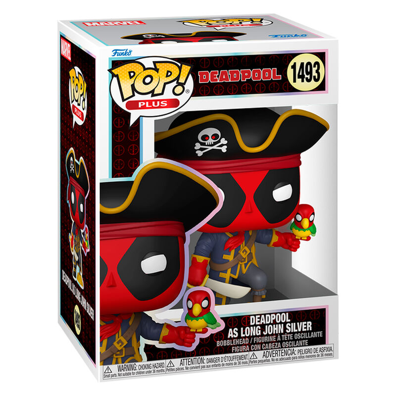 Marvel POP! Plus Vinyl Figura Deadpool as Long John Silver 9 cm