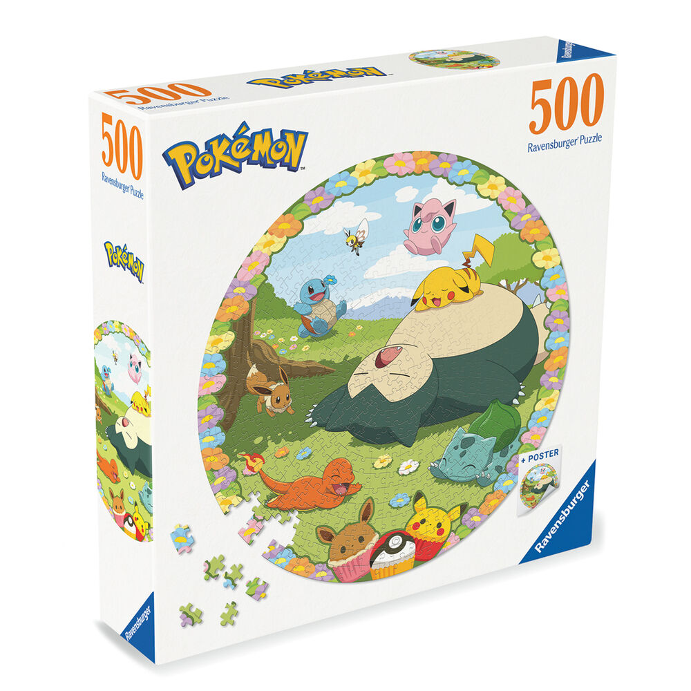 Pokémon Puzzle redondo Flowery Pokémon (500 piezas)