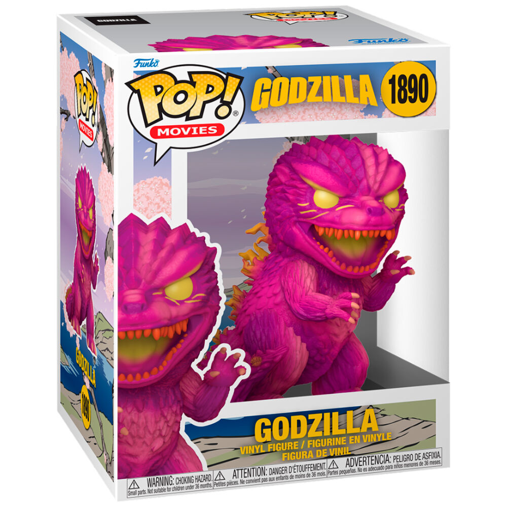 Godzilla Art Series POP! Movies Premium Vinyl Figura Pink Godzilla 9 cm