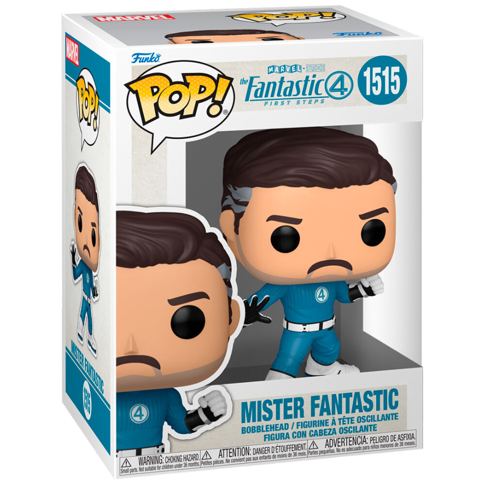Los Cuatro Fantásticos: Primeros Pasos POP! Marvel Vinyl Figura Mister Fantastic 9 cm