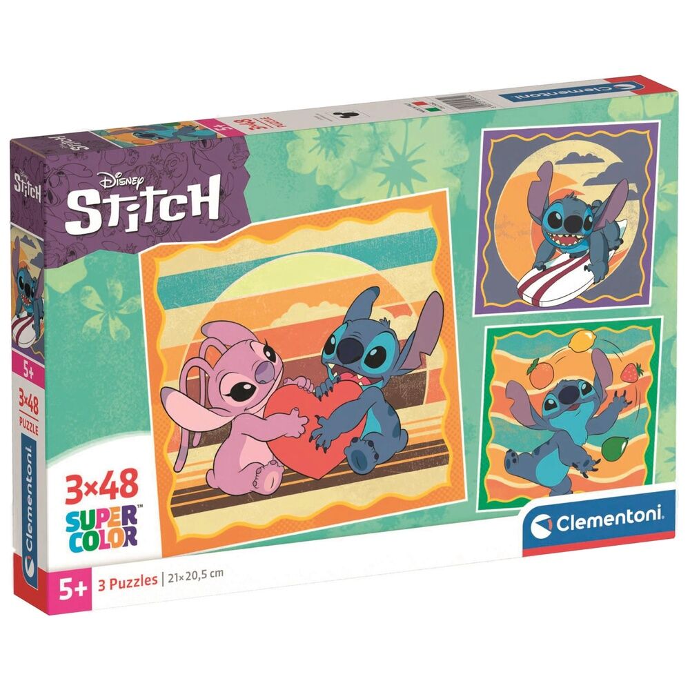Puzzle Stitch Disney 3x48pzs Frikytopia