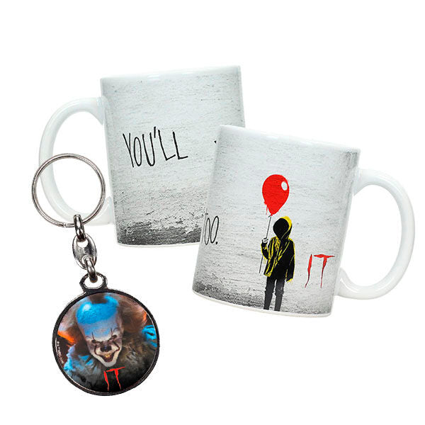 You'll float too taza + regalo llavero metalico it