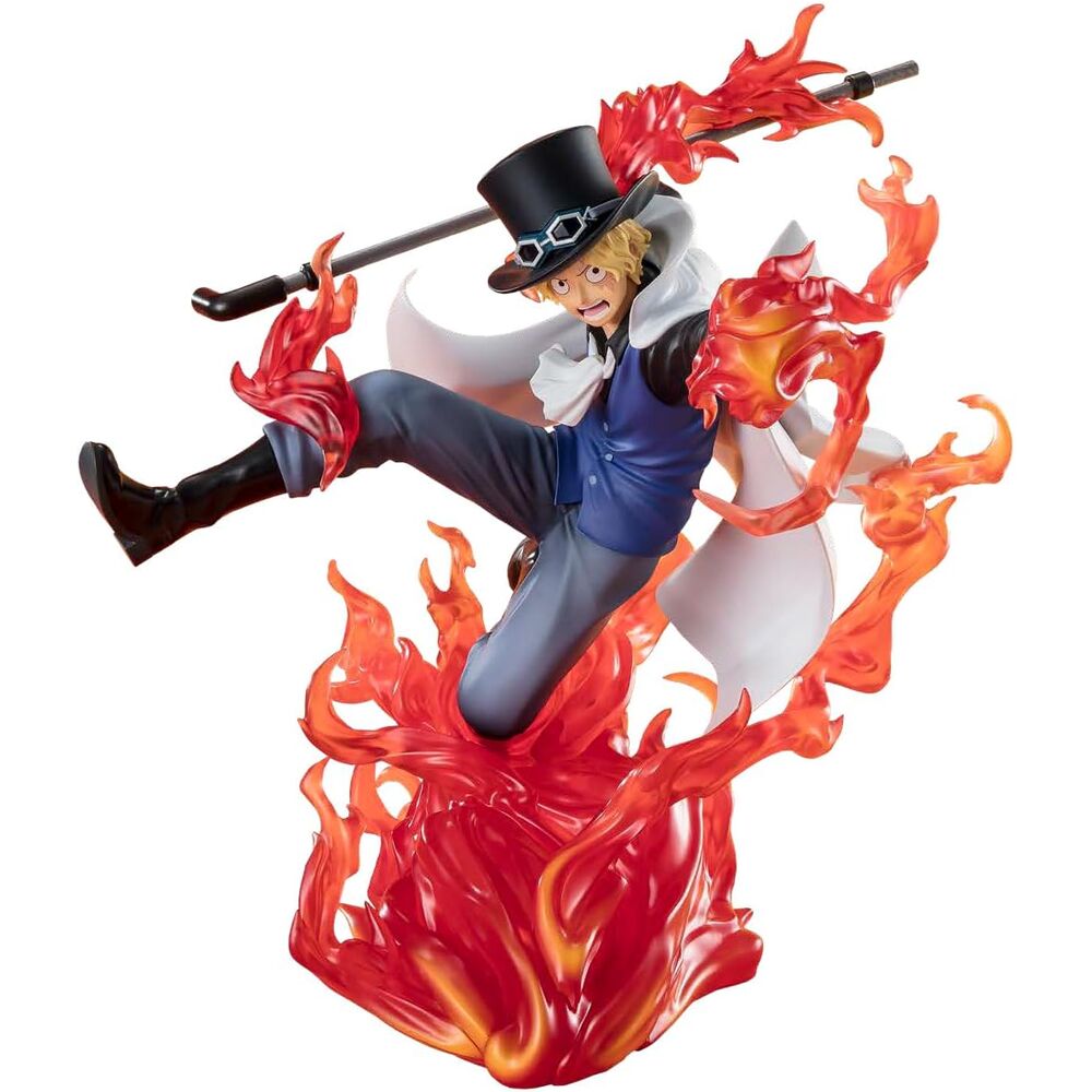 One Piece Figuarts ZERO Extra Battle Estatua PVC Sabo Fire Fist Rook Check 19 cm