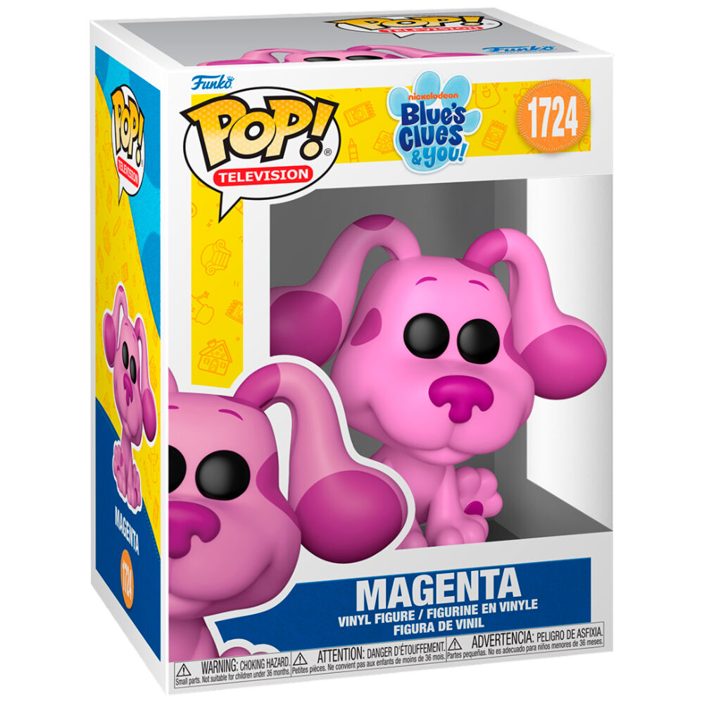 Blues Clues Figura POP! Heroes Vinyl Magenta 9 cm