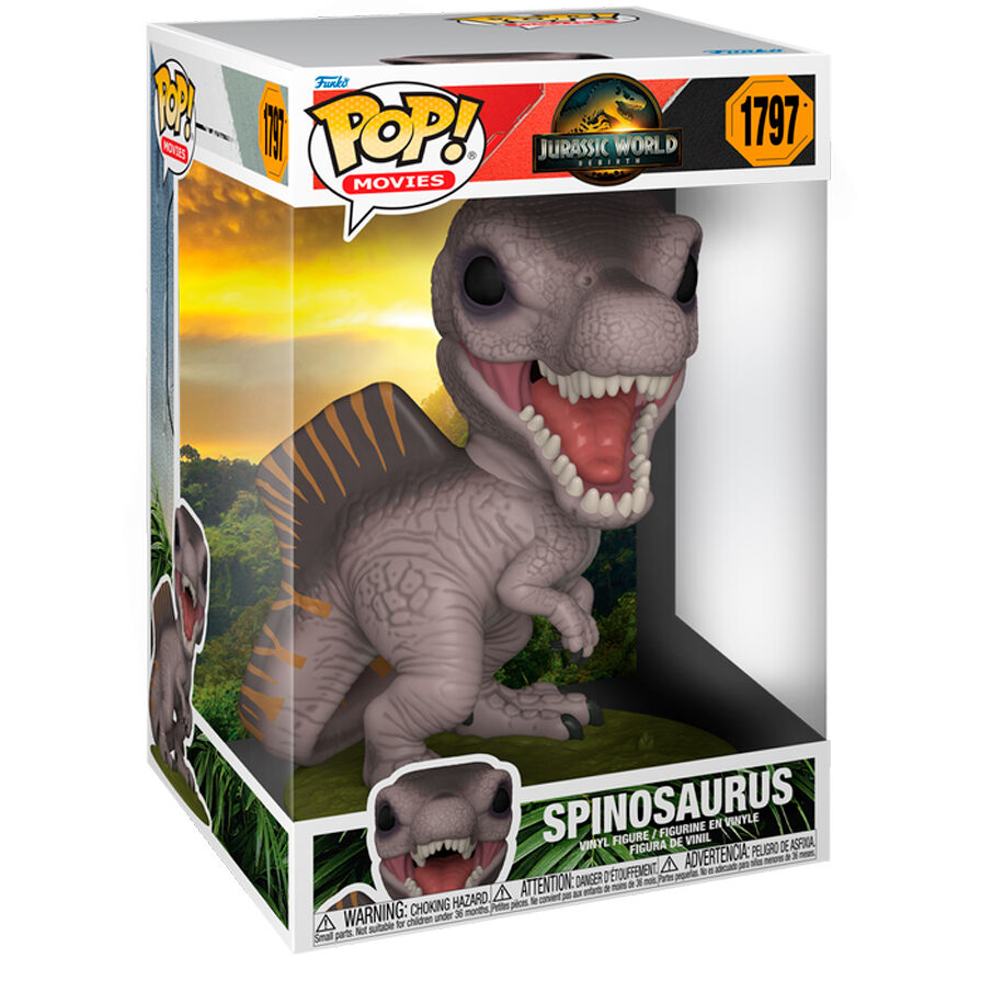 Jurassic World: El Renacer Figura Super Sized Jumbo POP! Vinyl Spinosaurus 25 cm