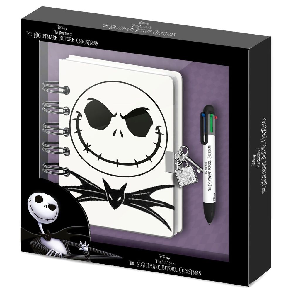 Pesadilla antes de Navidad Libreta con bolígrafo Set de regalo Jack