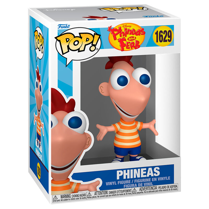 Phineas and Ferb Figura POP! Disney Vinyl Phineas 9 cm