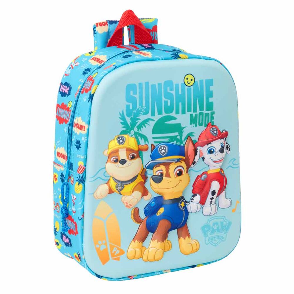 Mochila 3D Patrulla Canina Paw Patrol 27cm Frikytopia