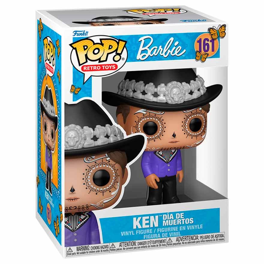 Barbie POP! Retro Toys Vinyl Figura Ken Dia de los Muertos 9 cm