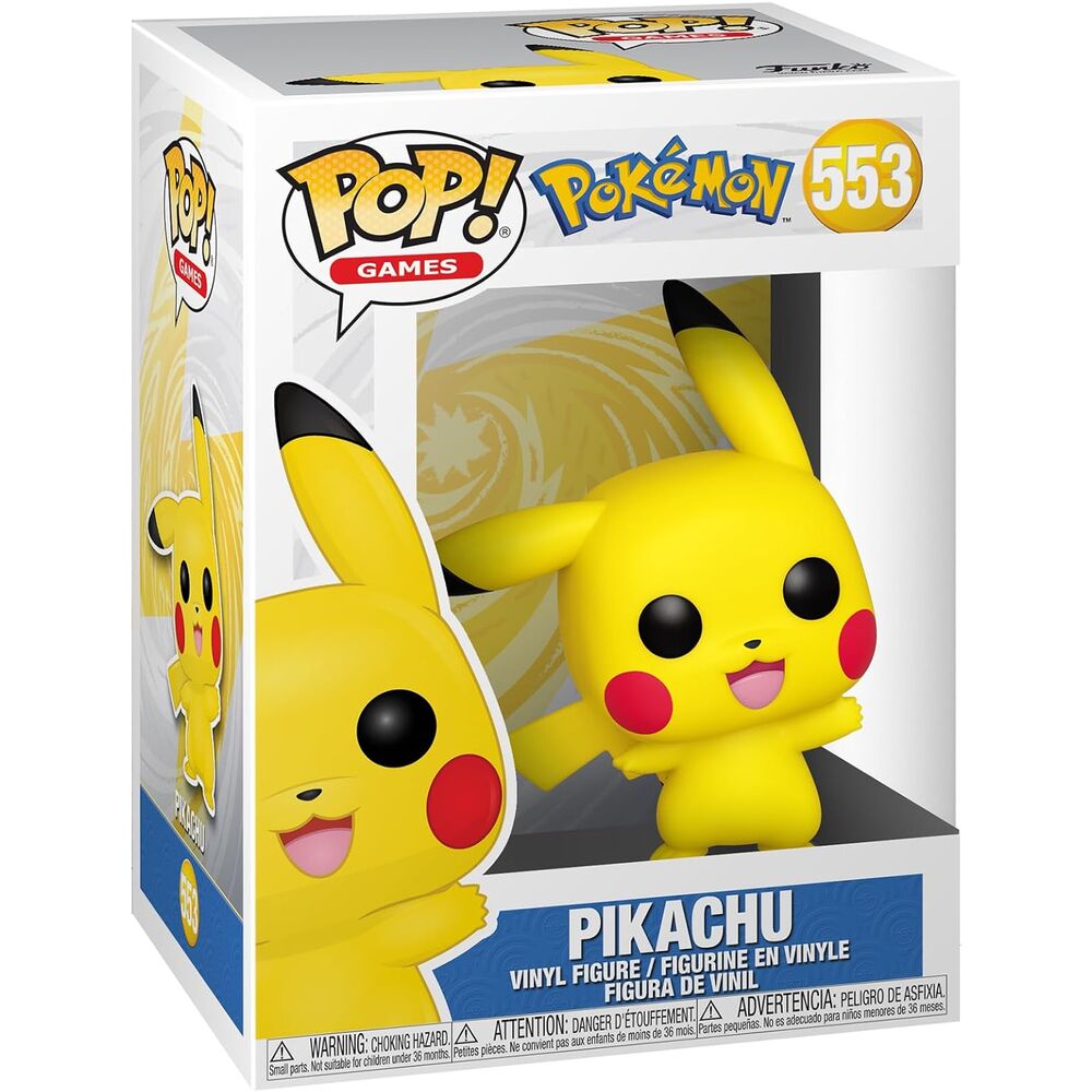 Pokémon POP! Games Vinyl Figura Pikachu Waving 9 cm