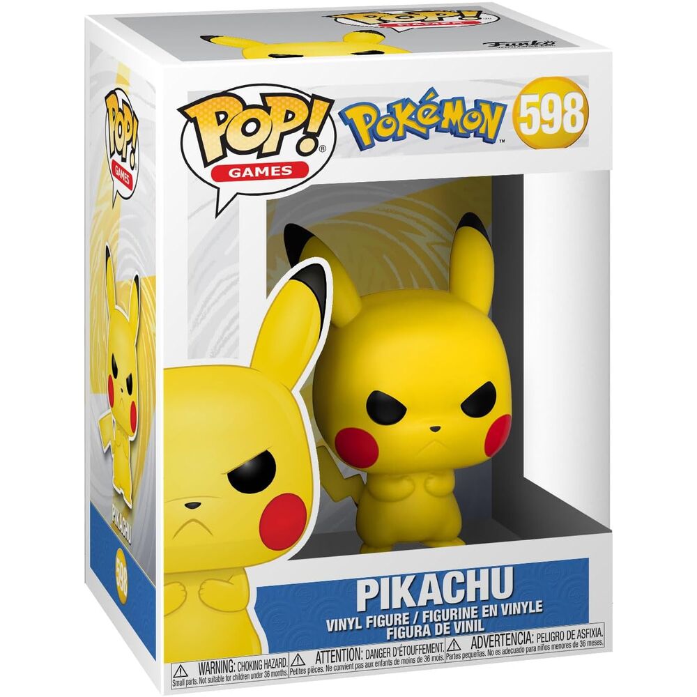 Pokémon POP! Games Vinyl Figura Grumpy Pikachu 9 cm