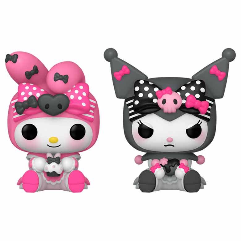 Hello Kitty Pack de 2 Llaveros POP! Vinyl My Melody & Kuromi 4 cm