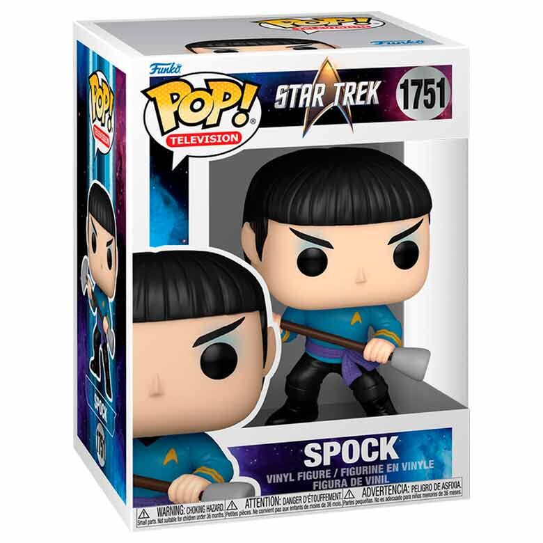 Star Trek Figura POP!&Buddy TV Vinyl Spock w/WPN 9 cm