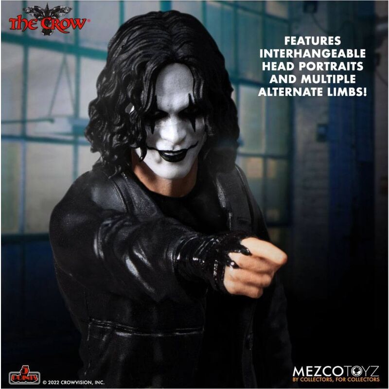 Set 2 figuras mezco toyz the crow 5 points the crow deluxe 10cm