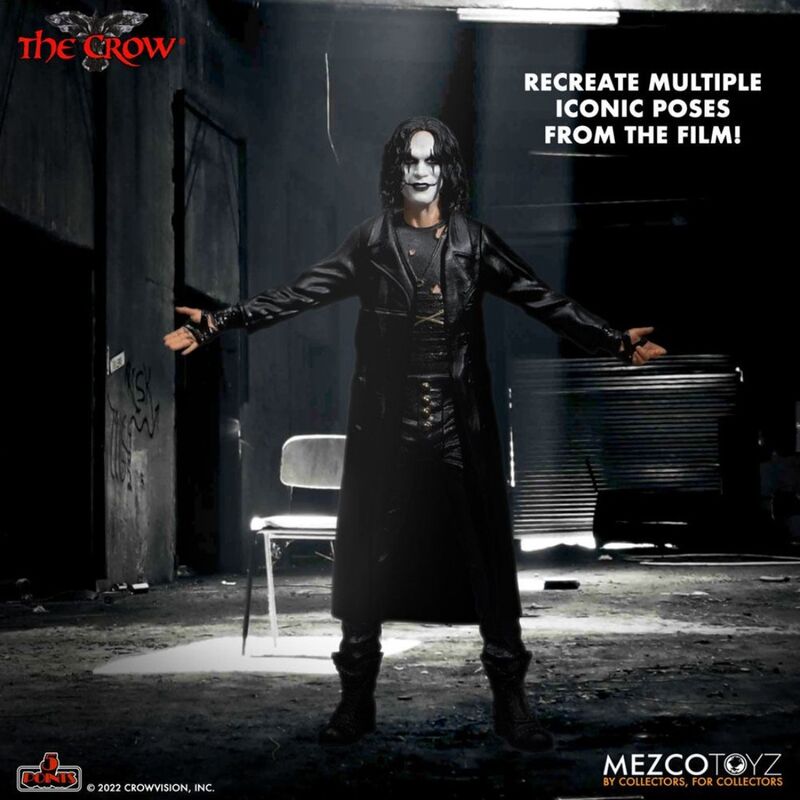 Set 2 figuras mezco toyz the crow 5 points the crow deluxe 10cm