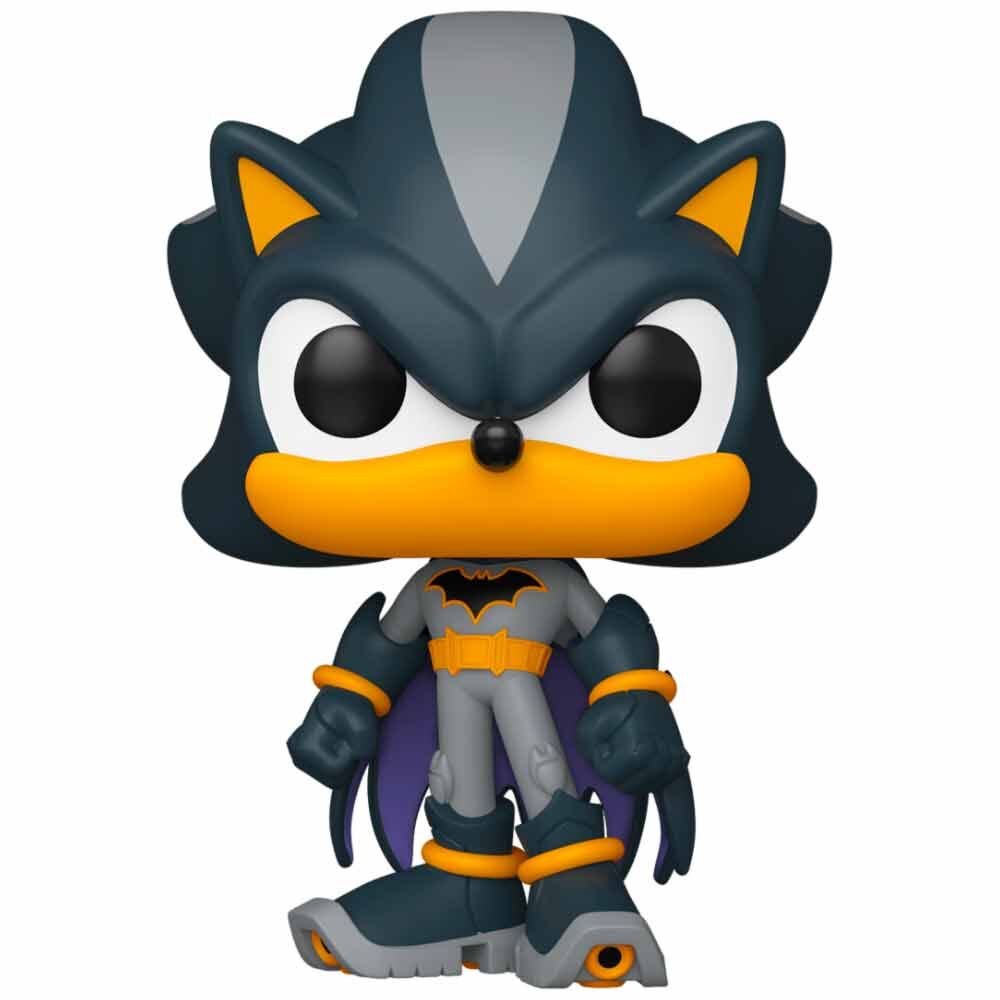 DC's Justice League and Sonic the Hedgehog POP! Movies Vinyl Figuren Shadow/Batman 9 cm
