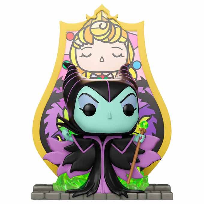 Disney POP! Deluxe Vinyl Figura Maleficent (Glass) 9 cm