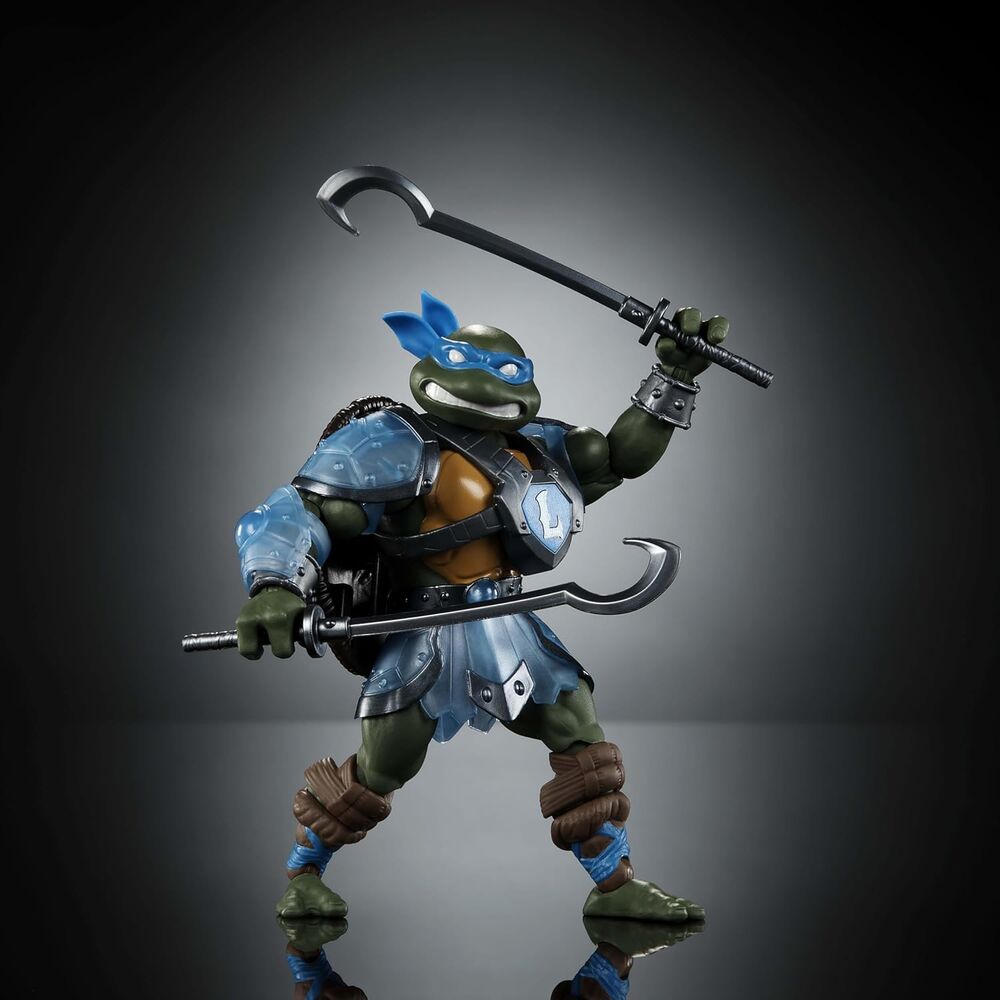 MOTU x TMNT: Turtles of Grayskull Figura Leonardo 14 cm
