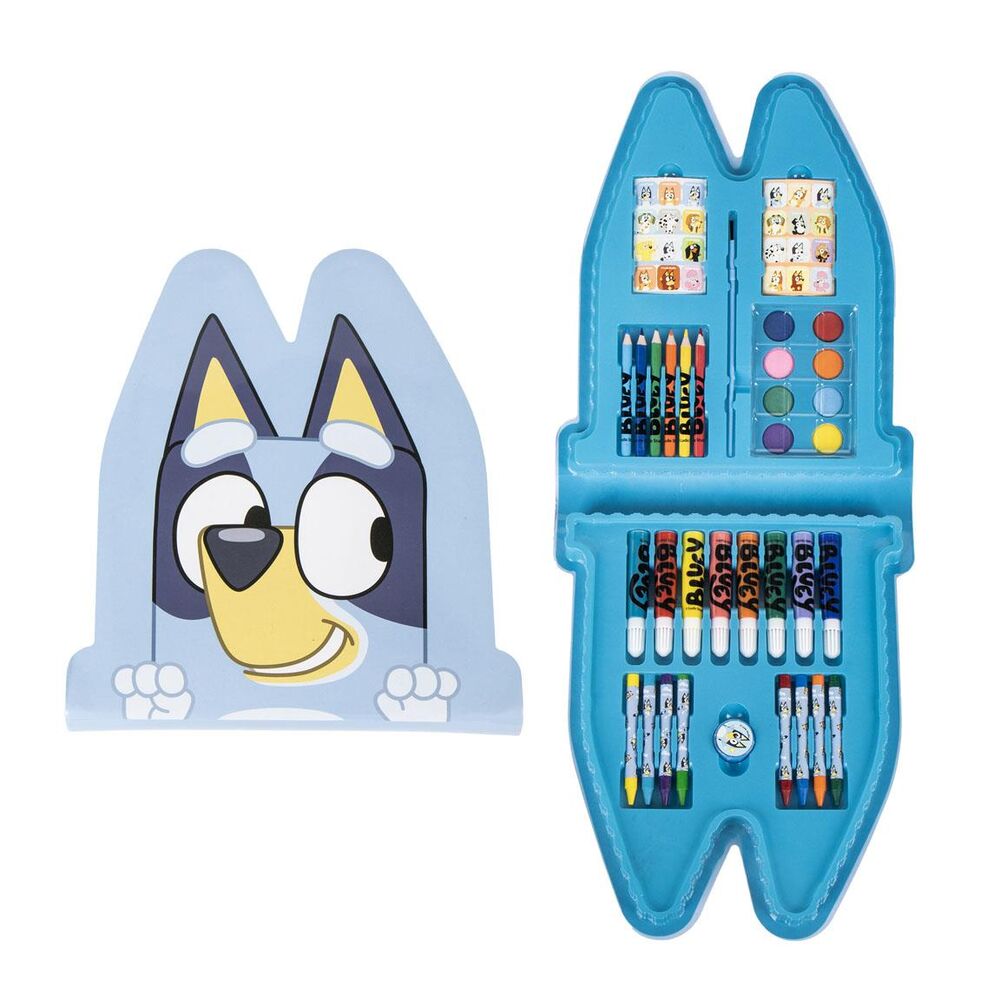 Set papeleria coloreable Bluey Frikytopia