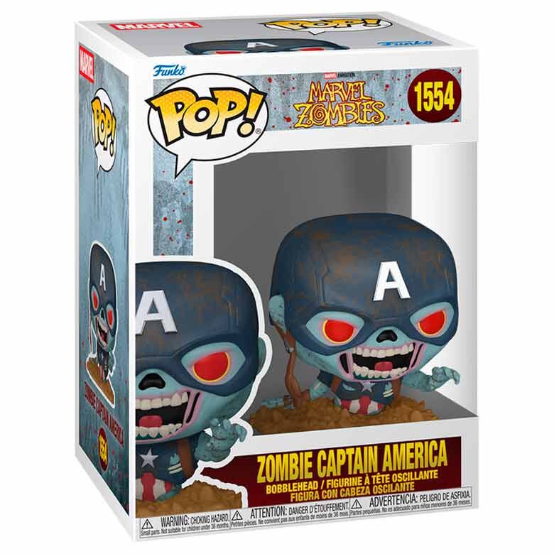 Marvel Zombies POP! Marvel Vinyl Figura Captain America 9 cm