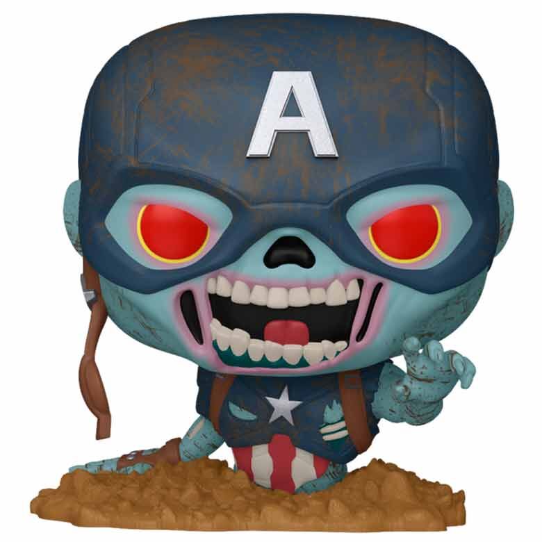 Marvel Zombies POP! Marvel Vinyl Figura Captain America 9 cm
