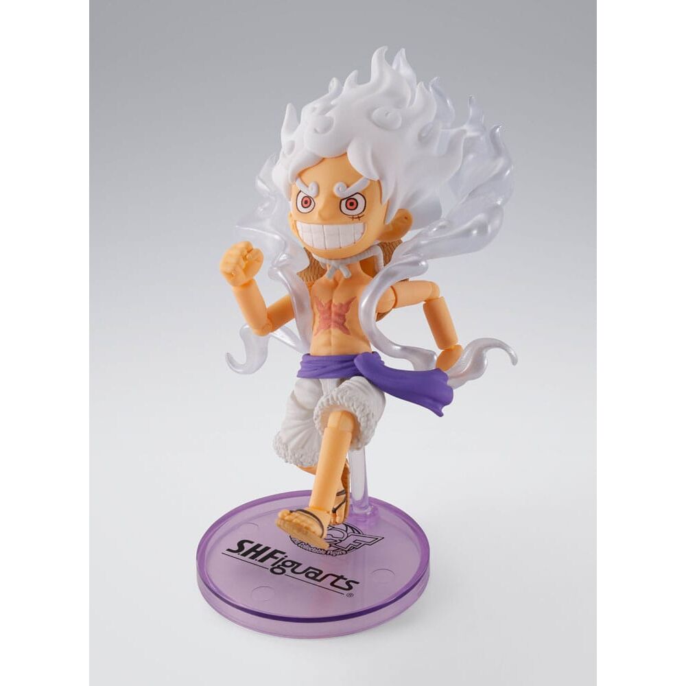 One Piece Figura World Collactable Figures x S.H. Figuarts Monkey D. Luffy Gear 5 8 cm