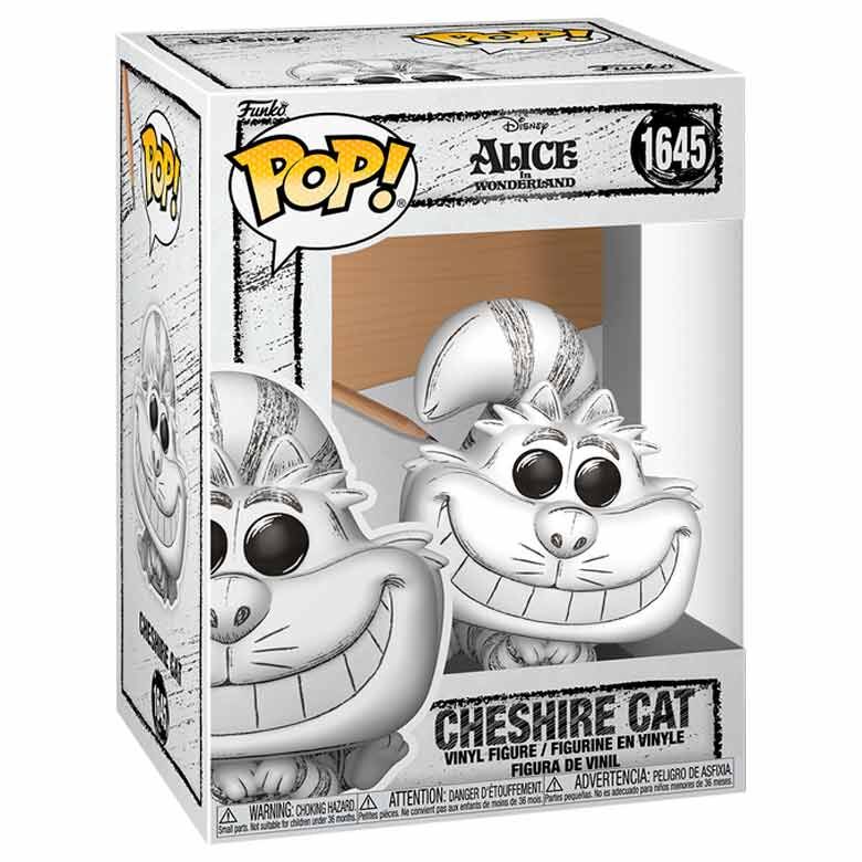 Disney POP! Vinyl Figura Sketched- Cheshire Cat 9 cm