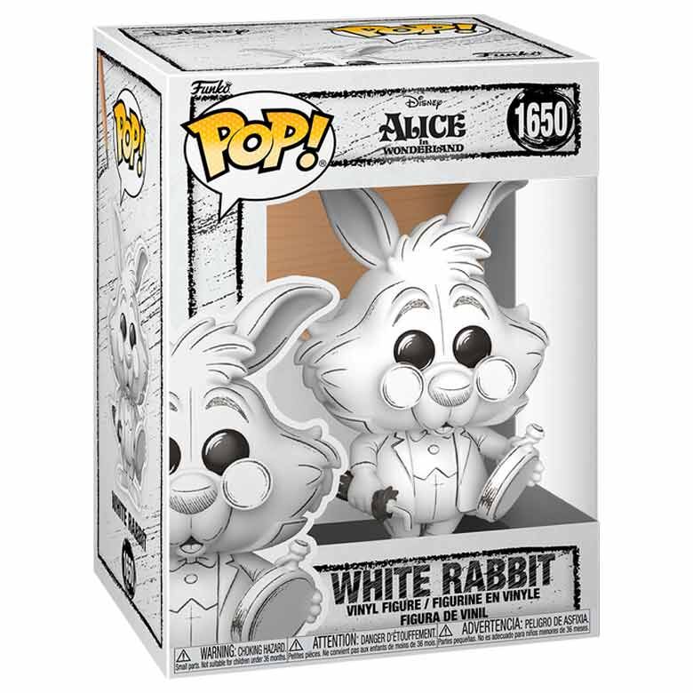 Disney POP! Vinyl Figura Sketched- White Rabbit 9 cm