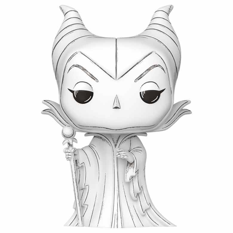 Disney POP! Vinyl Figura Sketched- Maleficent 9 cm