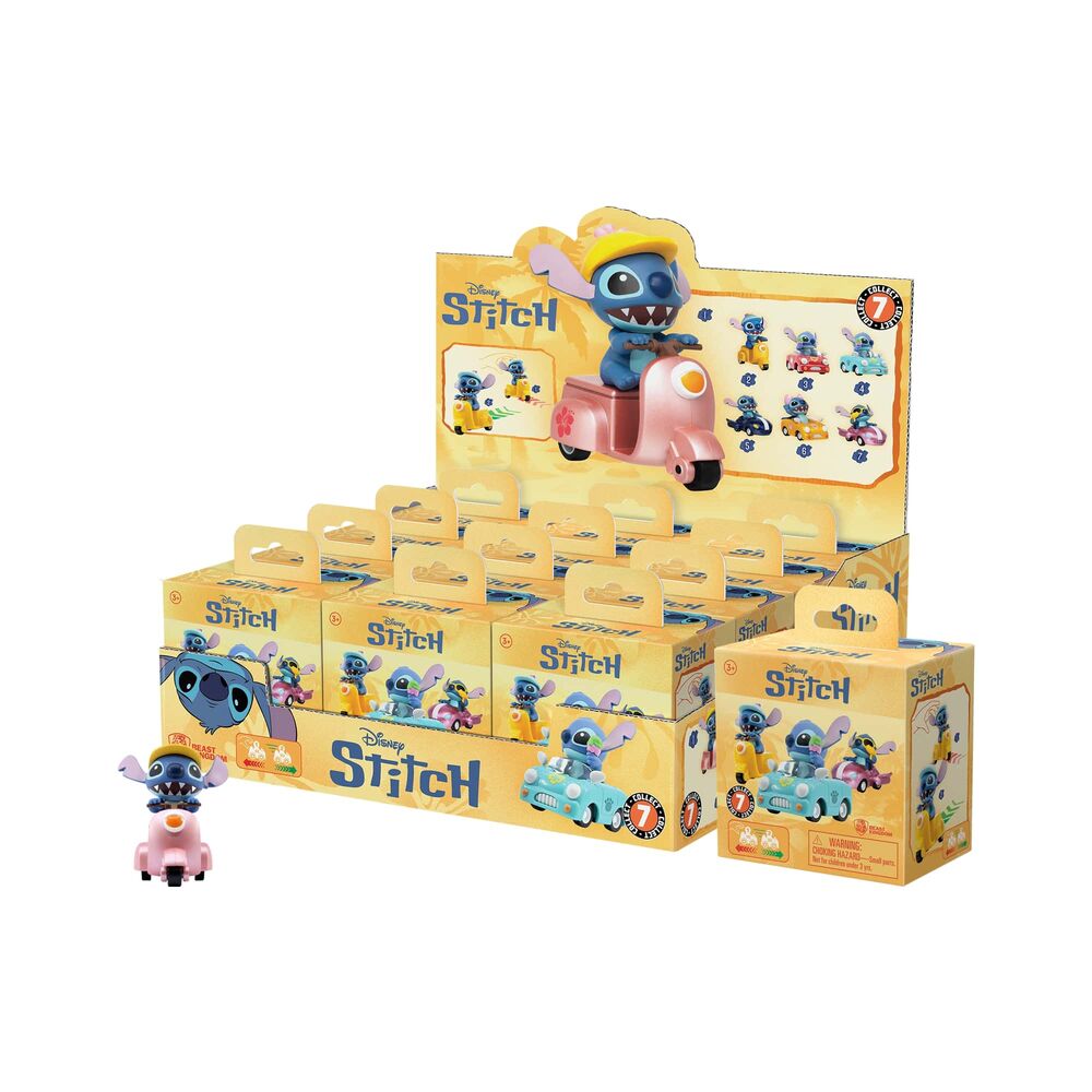 Lilo & Stitch Vehículos de cuerda con Figuras Zoom Hero Stitch Surtido (Blind Box Ver.) (12)