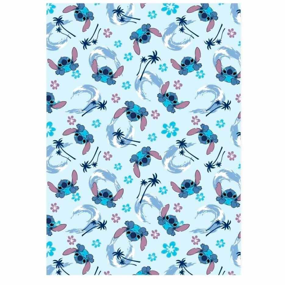 Manta coralina Stitch Disney 110x140cm Frikytopia