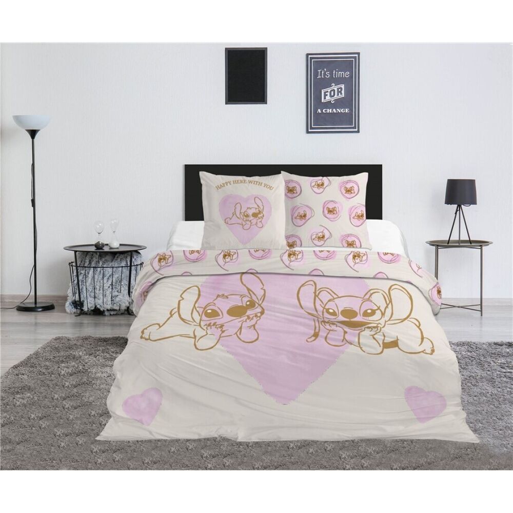 Funda nordica Stitch & Angel Disney cama 135cm policotton Frikytopia