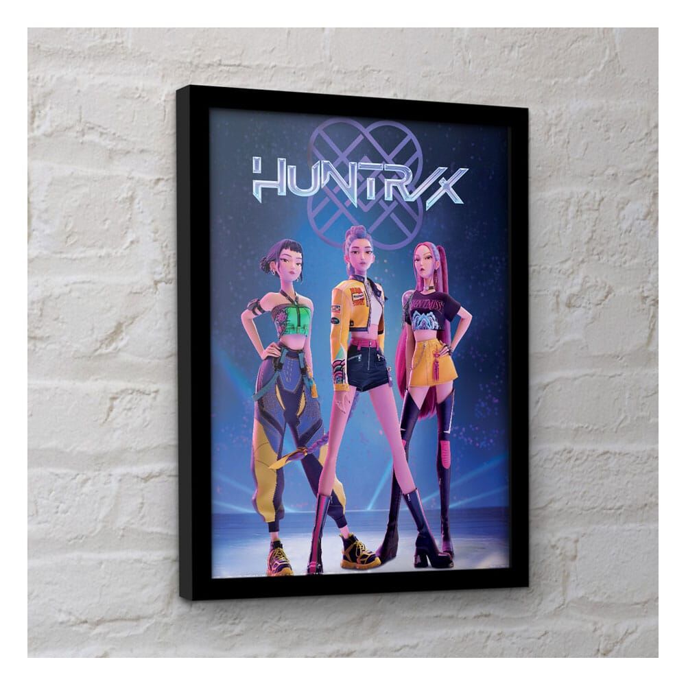 Las guerreras K-pop Póster Enmarcado Collector Print Huntrix