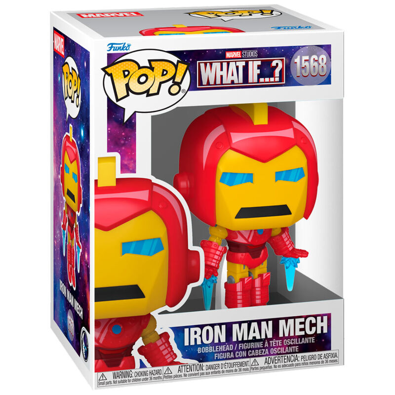 ¿Qué pasaría si...? Figura POP! Vinyl Iron Man 9 cm