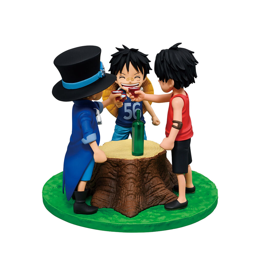 Figura Ichibansho Ace & Sabo & Luffy Dramatic Memories One Piece 10cm Frikytopia