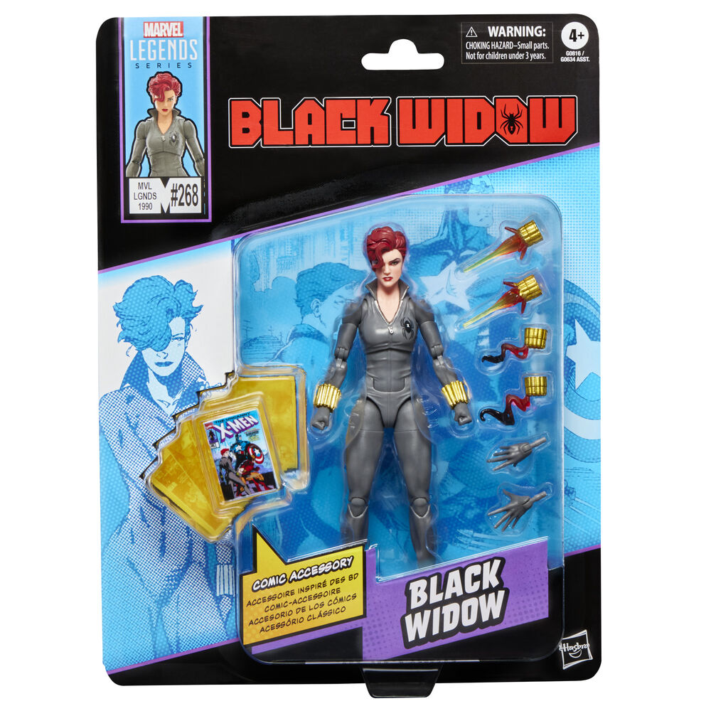 Figura Viuda Negra Black Widow Marvel Legends Series 15 cm
